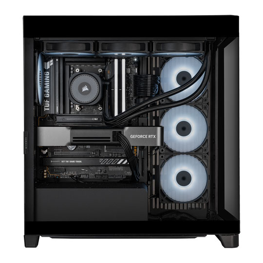 Gaming PC with NVIDIA GeForce RTX 5090 and AMD Ryzen 7 9850X3D