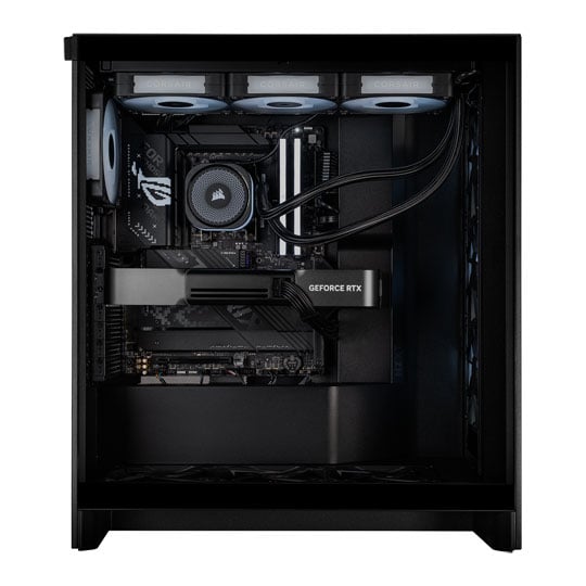 Gaming PC with NVIDIA GeForce RTX 5090 and AMD Ryzen 9 9950X3D2