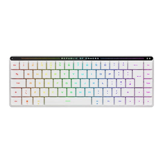Open Box ASUS M603 ROG FALCHION RX LOW PROFILE Wired/Wireless UK Mechanical Gaming Keyboard