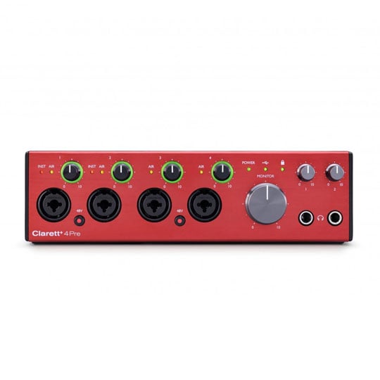 (Open Box) Focusrite Clarett+ 4Pre USB-C Audio Interface (Open Box) Focusrite Clarett+ 4Pre USB-C Audio Interface