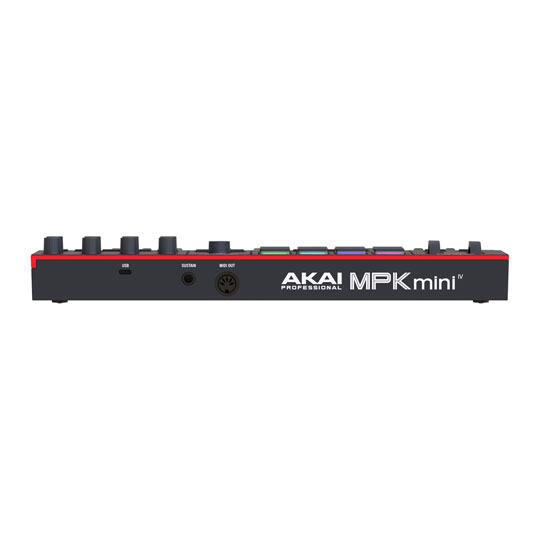 (Open Box) Akai MPK Mini Mk4 - Compact Keyboard and Pad Controller - Black