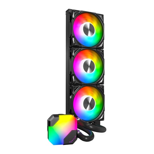 Refurbished Montech HyperFlow ARGB 360 All In One Slim 360mm Black Intel/AMD CPU Water Cooler
