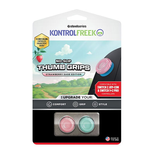 SteelSeries KontrolFreek Universal No-Slip Thumb Grips Strawberry Sage Edition