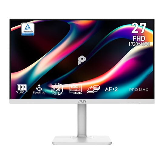 MSI PRO MAX 271PHW E14 27" Full HD 144Hz IPS Adaptive Sync Monitor