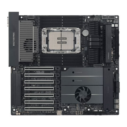 ASUS Pro WS W890E-SAGE SE Intel Xeon 600 PCIe 5.0 SSI-EEB Motherboard : image 2
