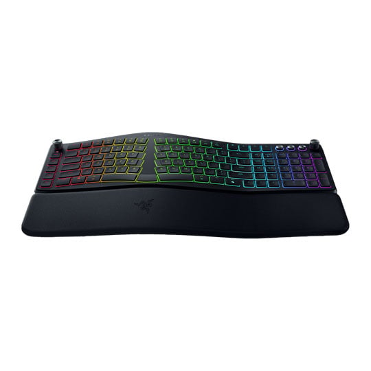 Razer Pro Type Ergo Scissor-Switch US Full Size ARGB Split Ergonomic Gaming Keyboard