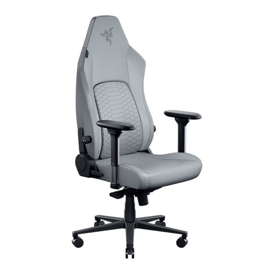 Iskur V2 NewGen Light Grey EPU Leather Adjustable Gaming Chair