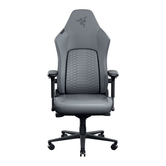 Iskur V2 NewGen Light Grey EPU Leather Adjustable Gaming Chair