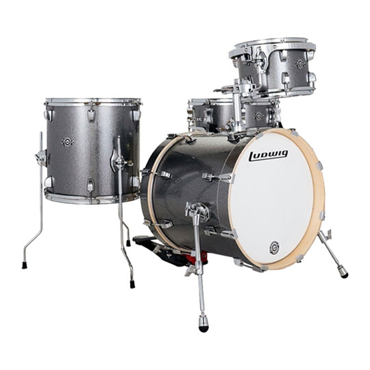 Ludwig Breakbeats 4-piece Shell Pack with Snare Drum - Frosted Sparkle : image 1