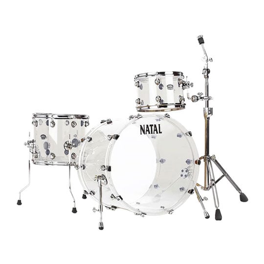 Natal Arcadia Acrylic 3-Piece Shell Pack 22/12/16 in Transparent Acrylic Finish