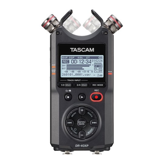 Tascam DR-40XP Portable Handheld Field Recorder
