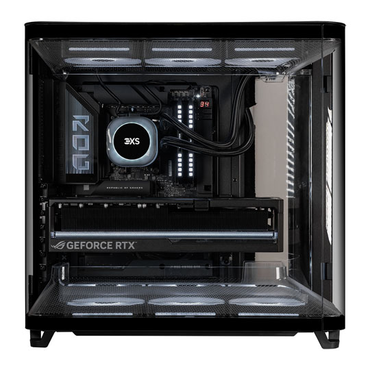 High End Gaming PC with NVIDIA GeForce RTX 5090 and AMD Ryzen 9 9950X3D2