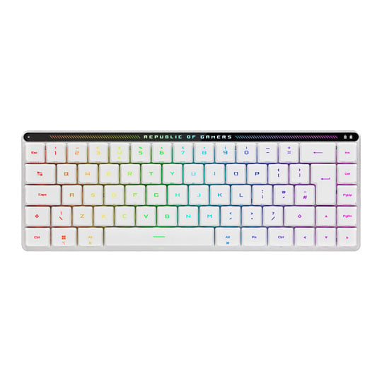 Refurbished ASUS M603 ROG FALCHION RX LOW PROFILE Wired/Wireless UK Mechanical Gaming Keyboard