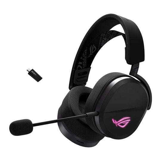 Refurbished ASUS ROG Pelta Wireless/Wired PC/Console Gaming Headset Black Refurbished ASUS ROG Pelta Wireless/Wired PC/Console Gaming Headset Black