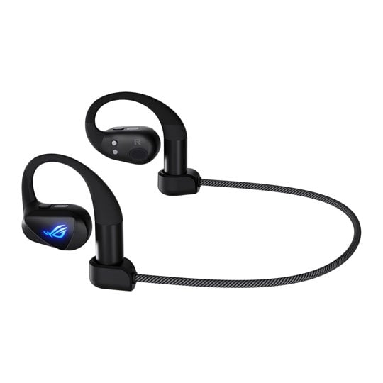 Open Box ASUS ROG Cetra Wireless Open-Ear Black Gaming Earbuds : image 4