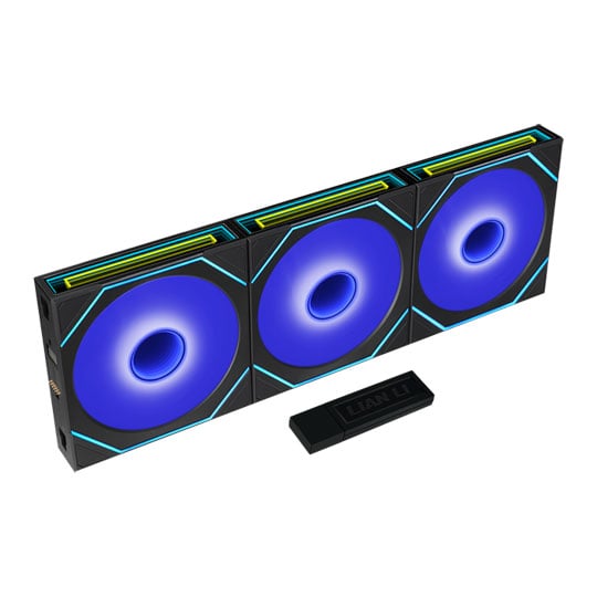 Lian Li Uni Fan SL-INF Flex 120mm Black ARGB PWM Triple Fan Pack : image 1