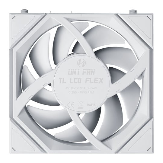Lian Li Uni Fan TL LCD Flex 120mm White ARGB PWM Triple Fan Pack : image 4