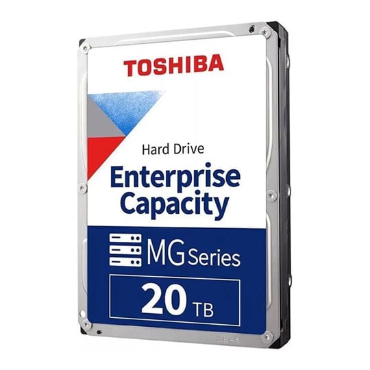 Toshiba MG11 Cloud-Scale 20TB 3.5" Enterprise / NAS SATA III Helium 7200RPM HDD / Hard Disk Drive