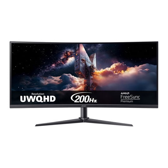 Acer Nitro XZ340CUR X0bmiiphx 34” UWQHD 200Hz FreeSync Premium HDR10 VA Curved Gaming Monitor