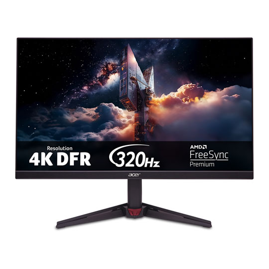 Acer Nitro VG270KV4bmiipx 27” 4K 160Hz / 1080p 320Hz Dual Mode FreeSync Premium IPS Gaming Monitor