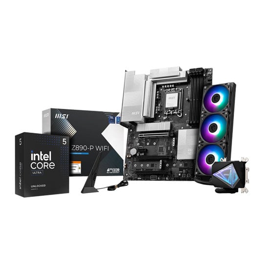 MSI PRO Z890-P WIFi + Intel Core Ultra 5 245K /w MSI i360 Cooler Bundle