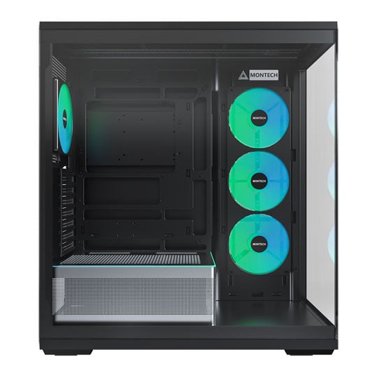 Montech TG3 Black RGB Mid Tower Tempered Glass PC Case : image 3