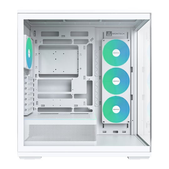 Montech TG3 White RGB Mid Tower Tempered Glass PC Case : image 3