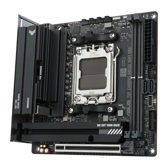 ASUS TUF Gaming B850I Wi-Fi NEO AM5 DDR5 PCIe 5.0 mITX Motherboard : image 3