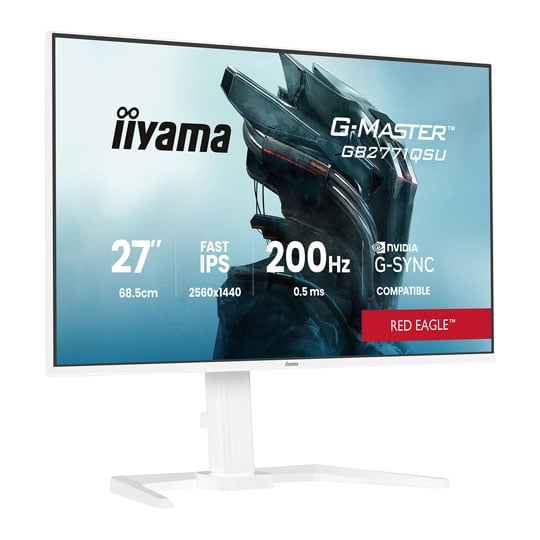 iiyama  G-Master RED EAGLE GB2771QSU-W1 27” QHD 200Hz G-Sync Compatible Fast IPS Gaming Monitor