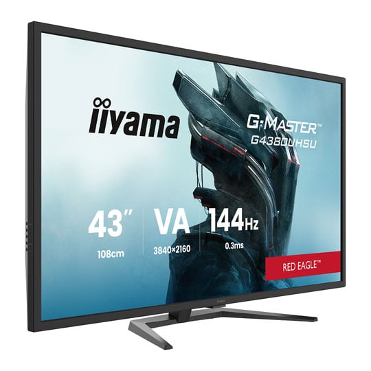 iiyama G-Master RED EAGLE G4380UHSU-B2 43” 4K 144Hz Adaptive Sync VA Gaming Monitor