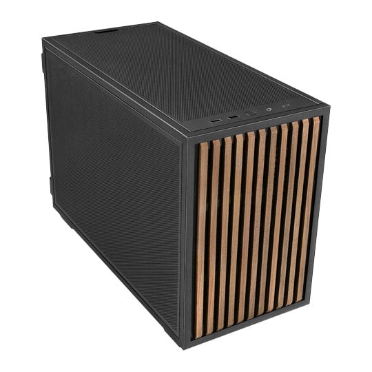 Lian Li B4-mATX Wood Black SFF Micro ATX Mesh PC Gaming Case