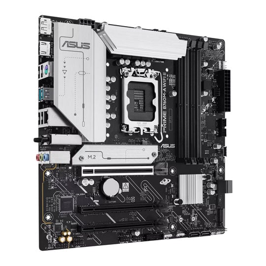 ASUS PRIME B760M-A WIFI II Intel B760 DDR5 PCIe 5.0 Micro-ATX Motherboard : image 3