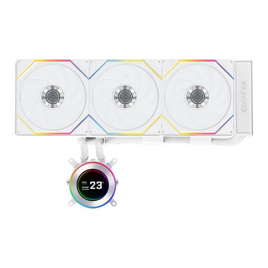 Lian Li Hydroshift II LCD-C 360TL Flex White All-in-One CPU Cooler