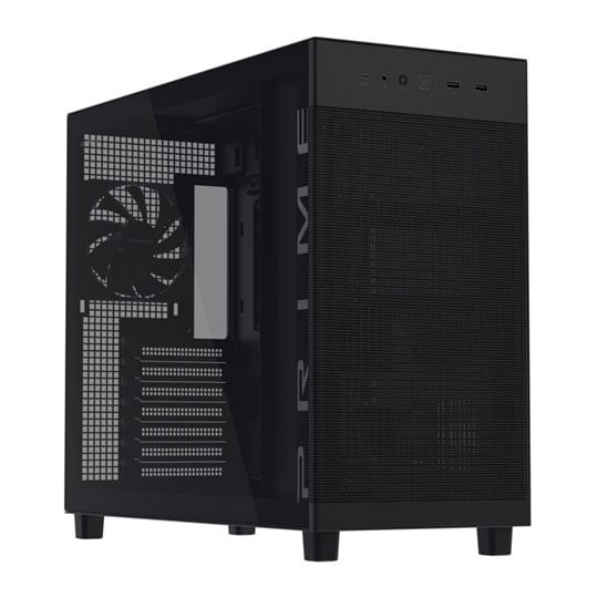 ASUS Prime AP303 TG Black Mid Tower Tempered Glass PC Case