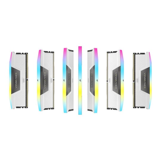 CORSAIR Vengeance RGB White 16GB 5200MHz DDR5 Memory Kit : image 4