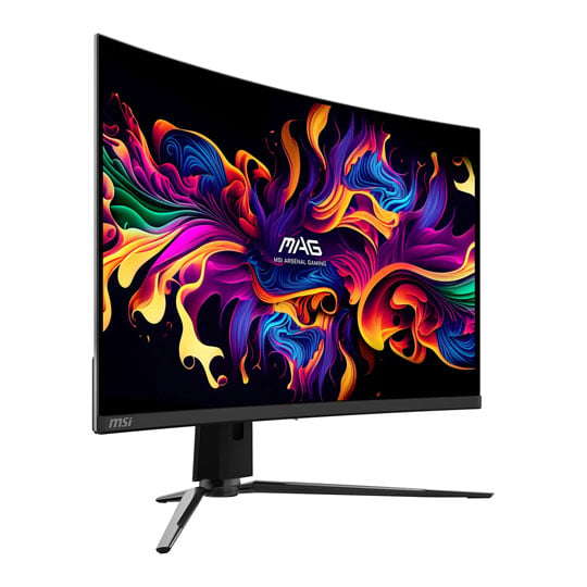 Open Box MSI MAG 321CUP QD-OLED 32" UHD 4K 165Hz G-Sync Compatible Curved HDR400 Gaming Monitor