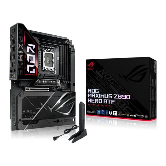 Open Box ASUS ROG MAXIMUS Z890 HERO BTF DDR5 PCIE 5.0 ATX Motherboard Open Box ASUS ROG MAXIMUS Z890 HERO BTF DDR5 PCIE 5.0 ATX Motherboard