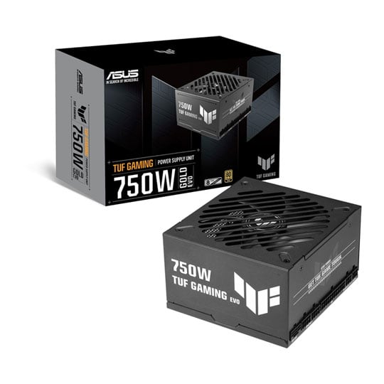 ASUS TUF Gaming 750W Gold EVO Fully Modular 80+ Gold ATX 3.1 Black Power Supply
