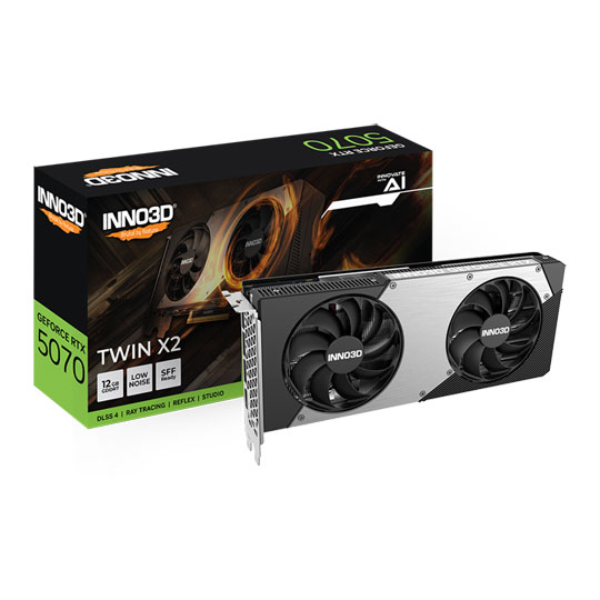 INNO3D NVIDIA GeForce RTX 5070 X2 OC 12GB Blackwell Graphics Card