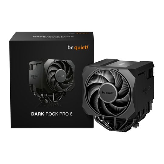 be quiet! Dark Rock 6 Pro Black Intel / AMD Dual Tower Air CPU Cooler