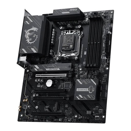 MSI B850 GAMING PRO WIFI6E ATX Motherboard with AMD Ryzen 5 9600X 6 Core AM5 CPU/Processor Bundle MSI B850 GAMING PRO WIFI6E ATX Motherboard with AMD Ryzen 5 9600X 6 Core AM5 CPU/Processor Bundle