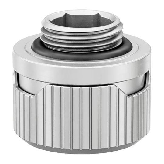 EK-Quantum Torque HDC-14 Satin Titanium 6-Pack Compression Fitting : image 3