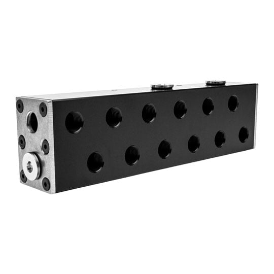 EK-Pro 2CPU 4GPU Acetal Manifold Unit