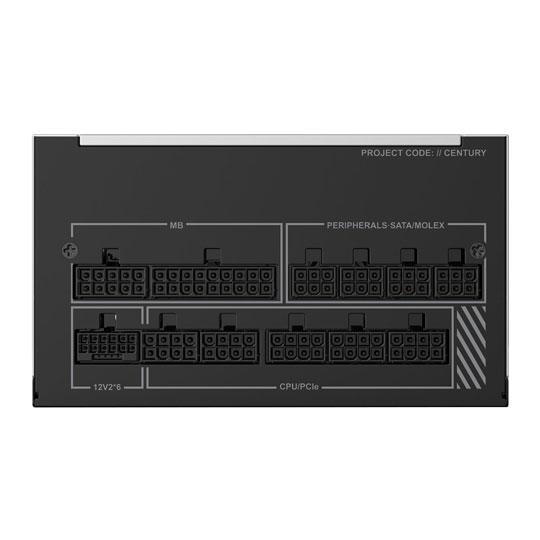 Refurbished Montech Century II 1200W PCIE 5.1 80+ GOLD Fully Modular ATX3.1 Power Supply : image 4