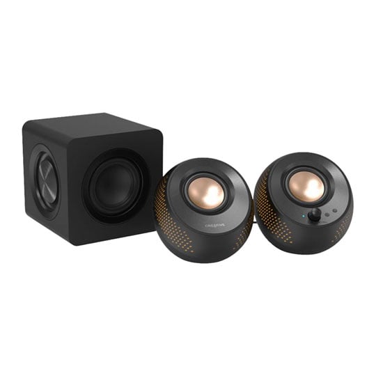Refurbished Creative Labs Pebble X Plus Dual USB 2.1 Desktop Speaker Set & Subwoofer with ARGB