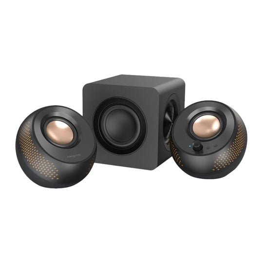 Refurbished Creative Labs Pebble X Plus Dual USB 2.1 Desktop Speaker Set & Subwoofer with ARGB