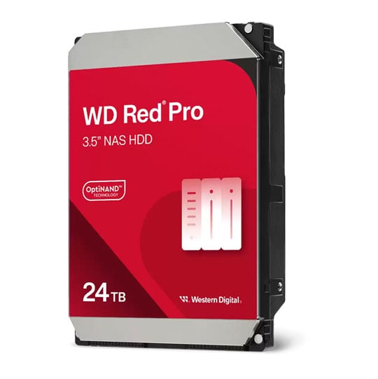 WD Red Pro WD241KFGX 24TB 3.5" SATA III 7200RPM NAS HDD / Hard Disk Drive