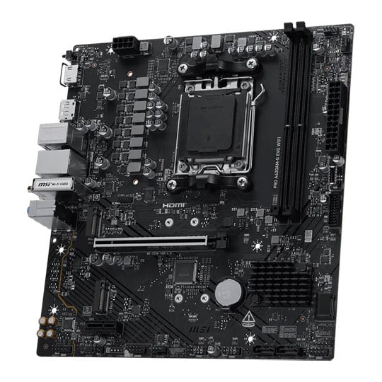 MSI PRO A620AM-G EVO Wi-Fi AM5 DDR5 PCIe 4.0 Micro-ATX Motherboard : image 3
