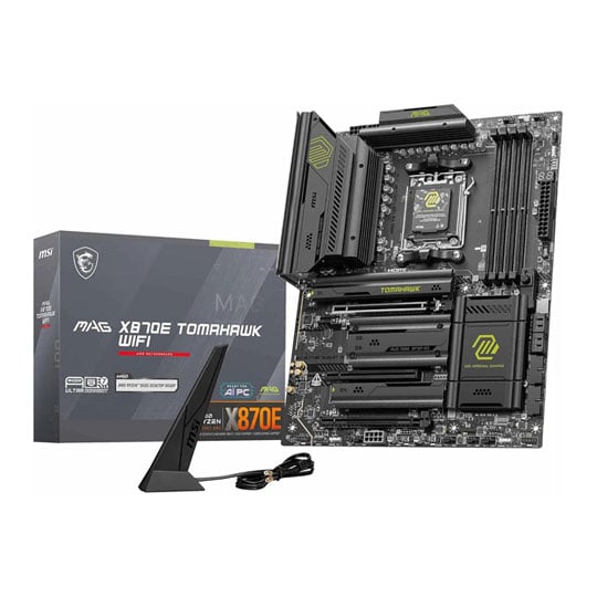 MSI MAG X870E TOMAHAWK MAX WiFi AM5 DDR5 PCIe 5.0 ATX Motherboard MSI MAG X870E TOMAHAWK MAX WiFi AM5 DDR5 PCIe 5.0 ATX Motherboard