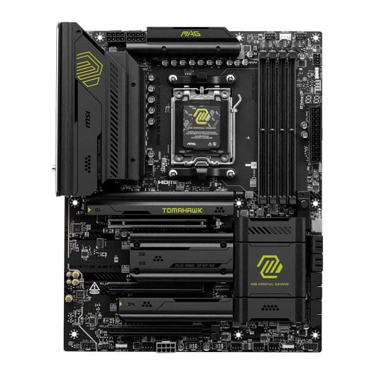 MSI MAG X870E TOMAHAWK MAX WiFi AM5 DDR5 PCIe 5.0 ATX Motherboard MSI MAG X870E TOMAHAWK MAX WiFi AM5 DDR5 PCIe 5.0 ATX Motherboard